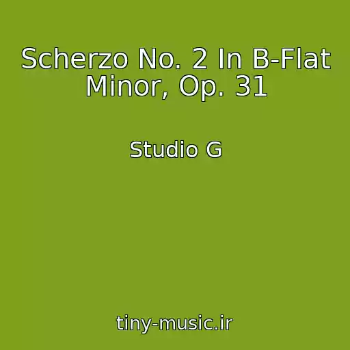 کاور آهنگ Scherzo No. 2 In B-Flat Minor, Op. 31 از Studio G
