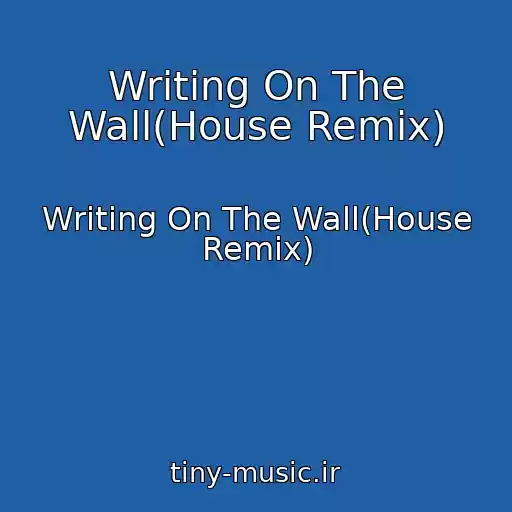 کاور آهنگ Writing On The Wall(House Remix) از Writing On The Wall(House Remix)