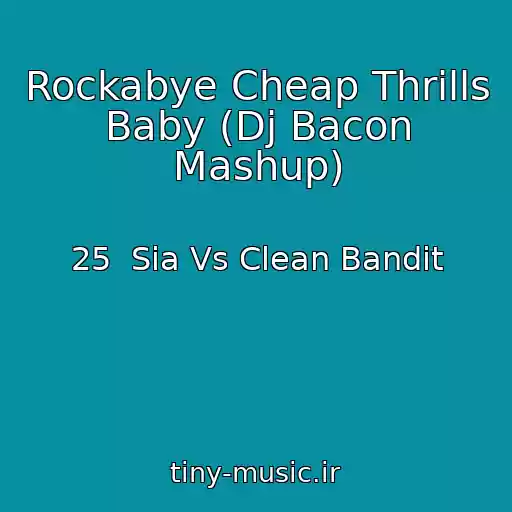 کاور آهنگ Rockabye Cheap Thrills Baby (Dj Bacon Mashup) از 25  Sia Vs Clean Bandit