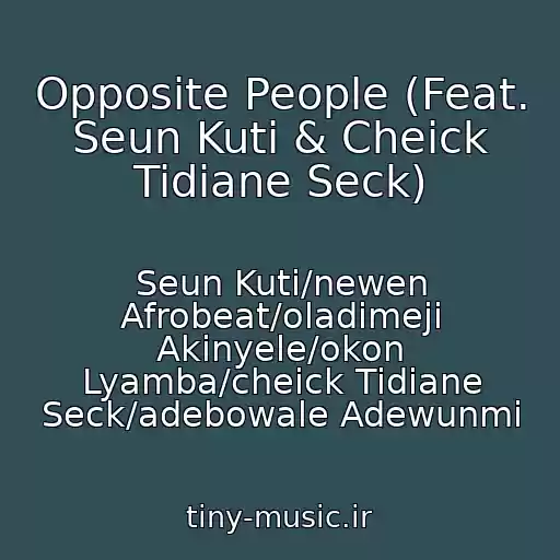 کاور آهنگ Opposite People (Feat. Seun Kuti & Cheick Tidiane Seck) از Seun Kuti/newen Afrobeat/oladimeji Akinyele/okon Lyamba/cheick Tidiane Seck/adebowale Adewunmi