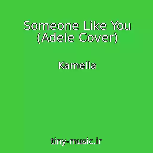 کاور آهنگ Someone Like You (Adele Cover) از Kamelia