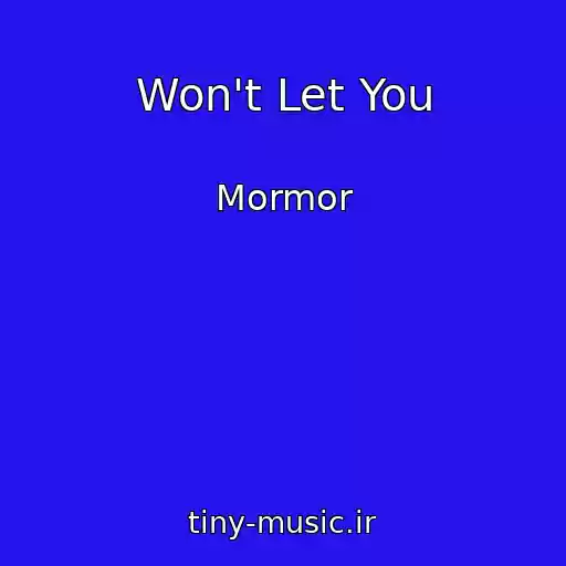 کاور آهنگ Won't Let You از Mormor