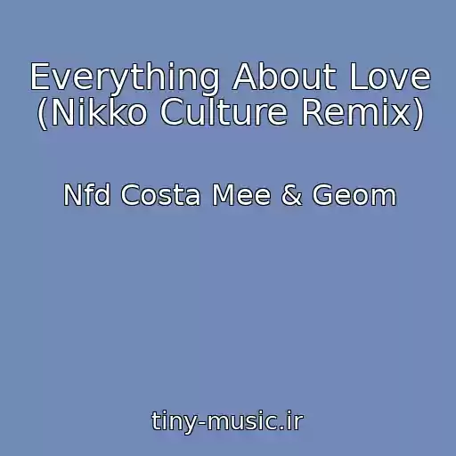 کاور آهنگ Everything About Love (Nikko Culture Remix) از Nfd Costa Mee & Geom