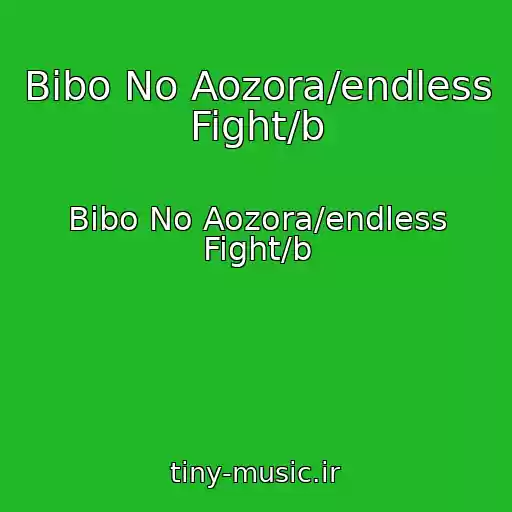 کاور آهنگ Bibo No Aozora/endless Fight/b از Bibo No Aozora/endless Fight/b