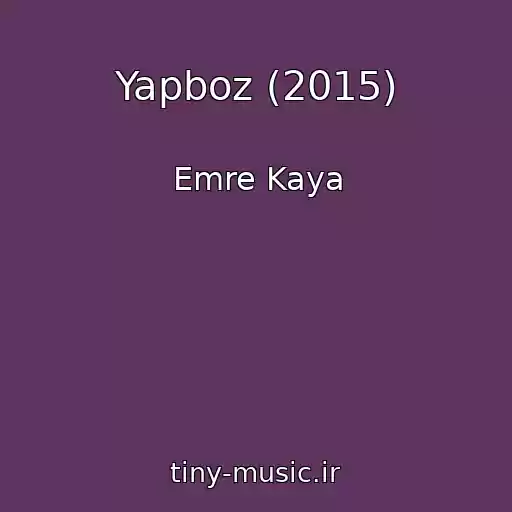 کاور آهنگ Yapboz (2015) از Emre Kaya