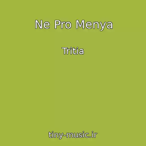 کاور آهنگ Ne Pro Menya از Tritia