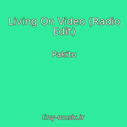 کاور آهنگ Living On Video (Radio Edit) از Pakito