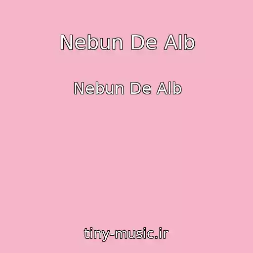 کاور آهنگ Nebun De Alb از Nebun De Alb