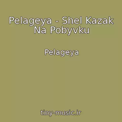 کاور آهنگ Pelageya - Shel Kazak Na Pobyvku از Pelageya