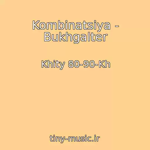 کاور آهنگ Kombinatsiya - Bukhgalter از Khity 80-90-Kh