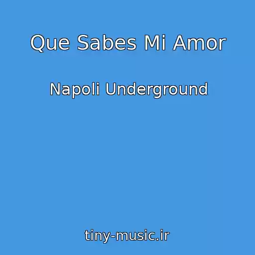 کاور آهنگ Que Sabes Mi Amor از Napoli Underground