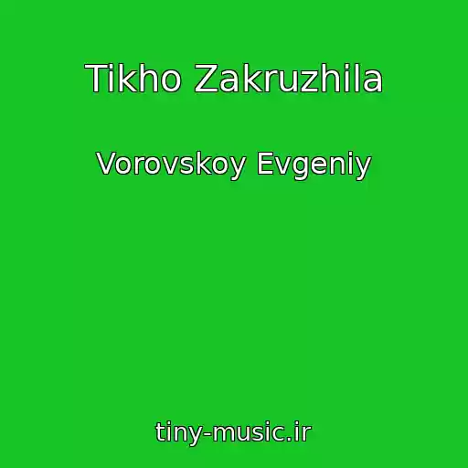 کاور آهنگ Tikho Zakruzhila از Vorovskoy Evgeniy