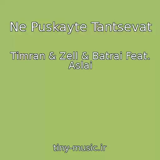 کاور آهنگ Ne Puskayte Tantsevat از Timran & Zell & Batrai Feat. Aslai