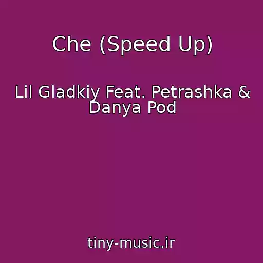 کاور آهنگ Che (Speed Up) از Lil Gladkiy Feat. Petrashka & Danya Pod