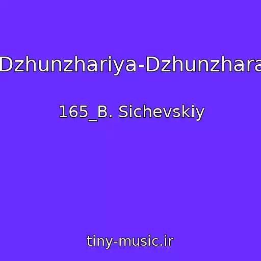 کاور آهنگ Dzhunzhariya-Dzhunzhara از 165_B. Sichevskiy