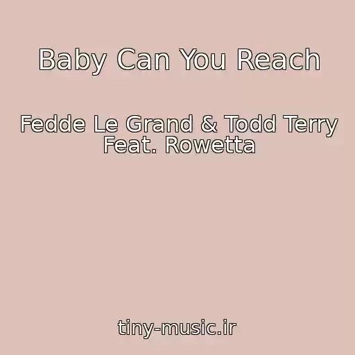 کاور آهنگ Baby Can You Reach از Fedde Le Grand & Todd Terry Feat. Rowetta