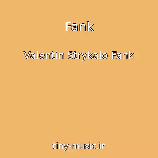 کاور آهنگ Fank از Valentin Strykalo Fank