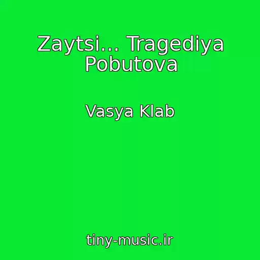 کاور آهنگ Zaytsi... Tragedіya Pobutova از Vasya Klab