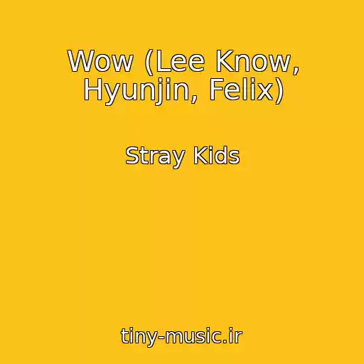 کاور آهنگ Wow (Lee Know, Hyunjin, Felix) از Stray Kids