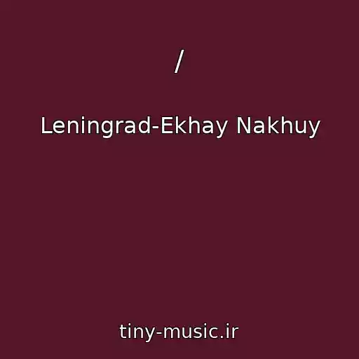 کاور آهنگ / از Leningrad-Ekhay Nakhuy