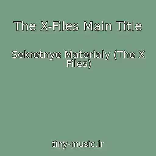 کاور آهنگ The X-Files Main Title از Sekretnye Materialy (The X Files)