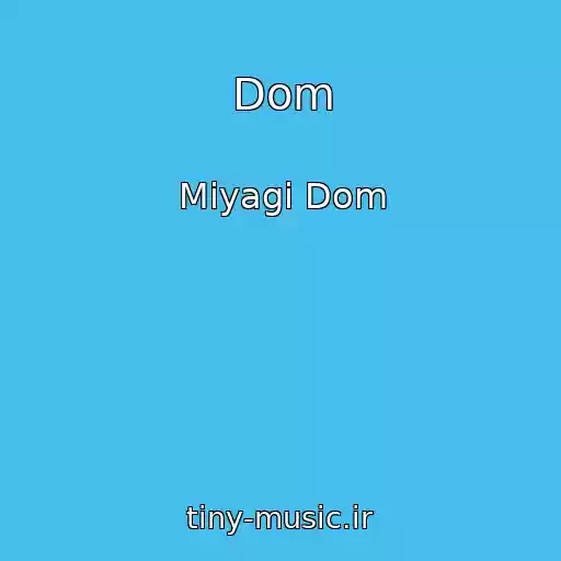 کاور آهنگ Dom از Miyagi Dom