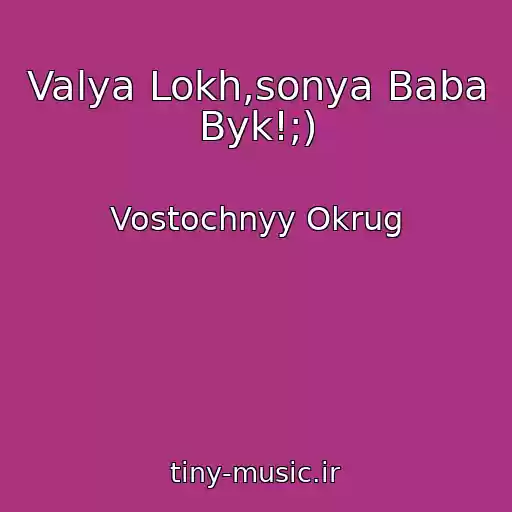 کاور آهنگ Valya Lokh,sonya Baba Byk!;) از Vostochnyy Okrug
