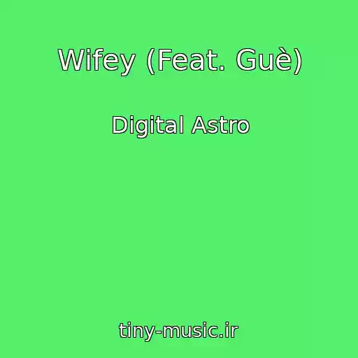 کاور آهنگ Wifey (Feat. Guè) از Digital Astro
