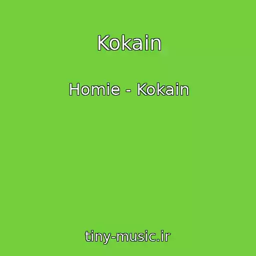 کاور آهنگ Kokain از Homie - Kokain