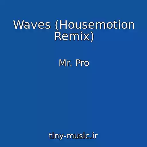 کاور آهنگ Waves (Housemotion Remix) از Mr. Pro