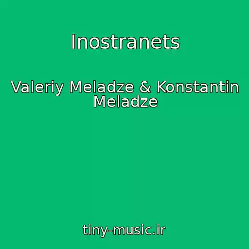 کاور آهنگ Inostranets از Valeriy Meladze & Konstantin Meladze