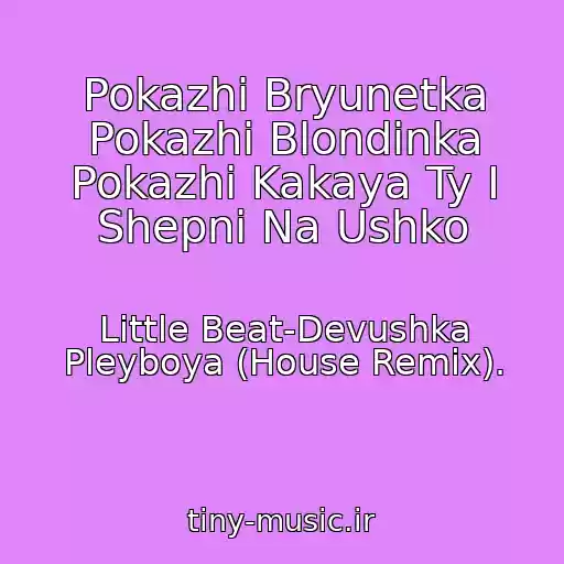 کاور آهنگ Pokazhi Bryunetka Pokazhi Blondinka Pokazhi Kakaya Ty I Shepni Na Ushko از Little Beat-Devushka Pleyboya (House Remix).