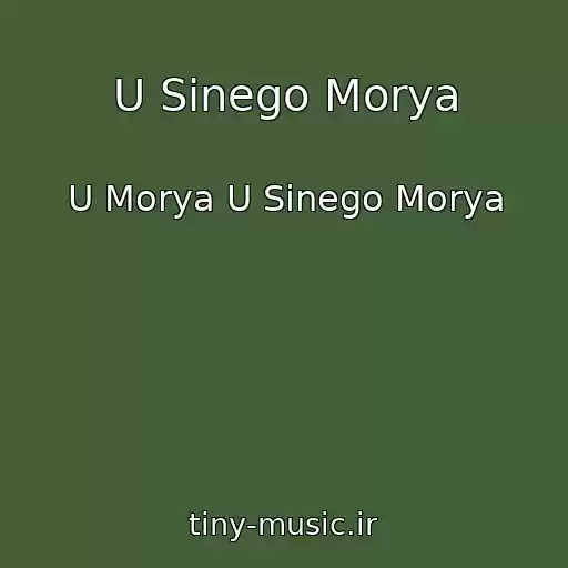 کاور آهنگ U Sinego Morya از U Morya U Sinego Morya