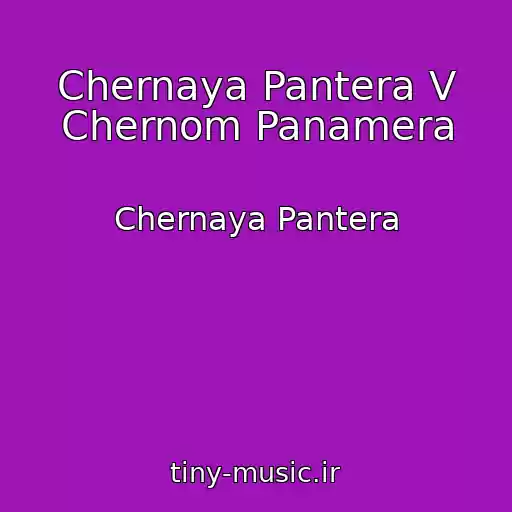 کاور آهنگ Chernaya Pantera V Chernom Panamera از Chernaya Pantera