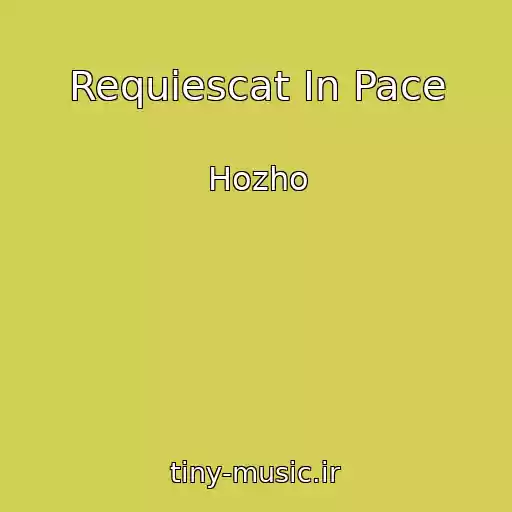 کاور آهنگ Requiescat In Pace از Hozho