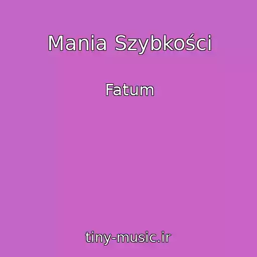کاور آهنگ Mania Szybkości از Fatum