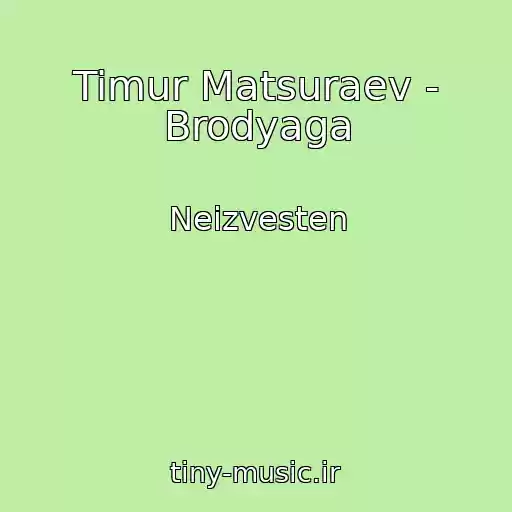 کاور آهنگ Timur Matsuraev - Brodyaga از Neizvesten