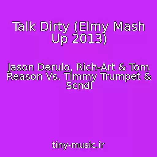 کاور آهنگ Talk Dirty (Elmy Mash Up 2013) از Jason Derulo, Rich-Art & Tom Reason Vs. Timmy Trumpet & Scndl