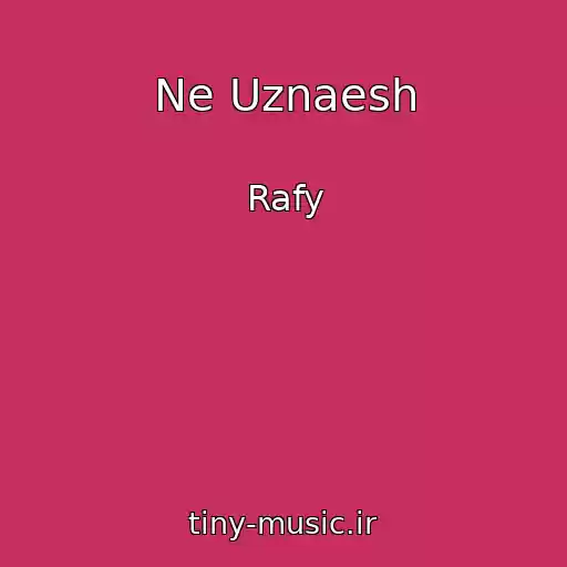 کاور آهنگ Ne Uznaesh از Rafy
