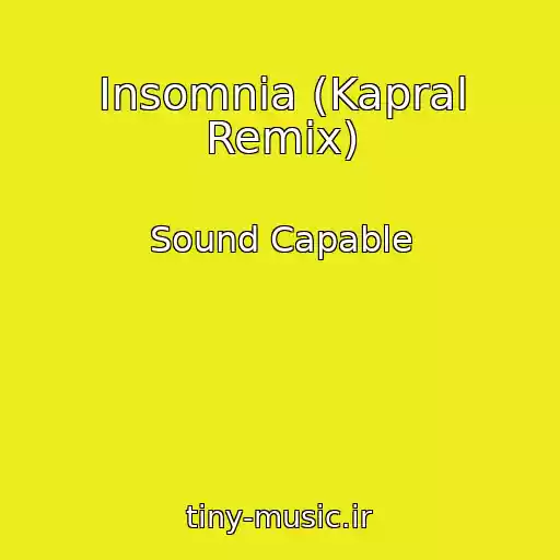 کاور آهنگ Insomnia (Kapral Remix) از Sound Capable