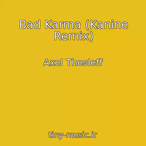 کاور آهنگ Bad Karma (Kanine Remix) از Axel Thesleff