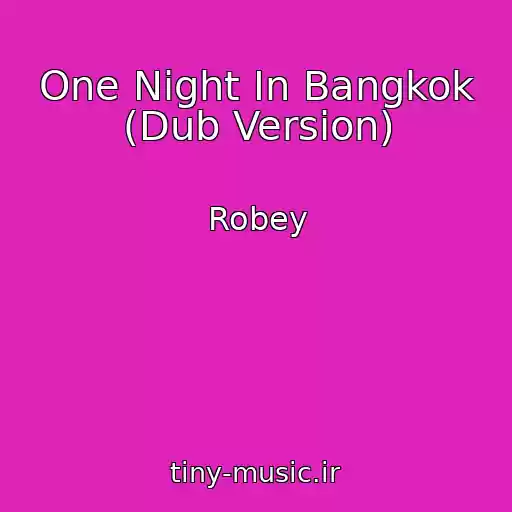 کاور آهنگ One Night In Bangkok (Dub Version) از Robey