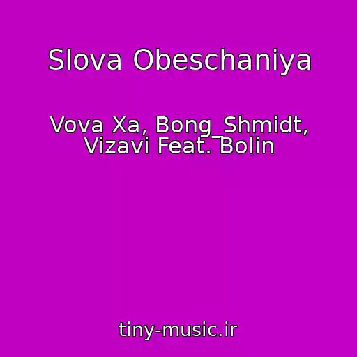 کاور آهنگ Slova Obeschaniya از Vova Xa, Bong_Shmidt, Vizavi Feat. Bolin