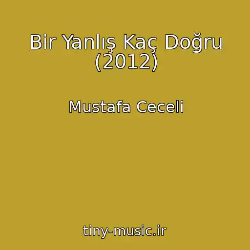 کاور آهنگ Bir Yanlış Kaç Doğru (2012) از Mustafa Ceceli