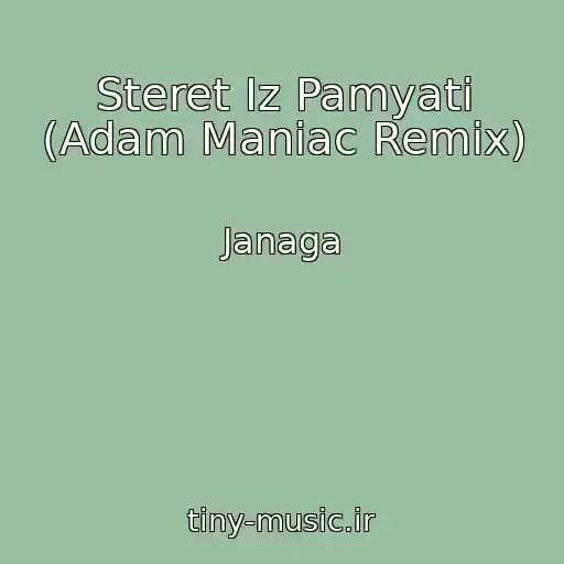 کاور آهنگ Steret Iz Pamyati (Adam Maniac Remix) از Janaga