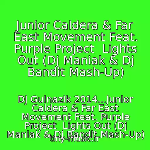 کاور آهنگ Junior Caldera & Far East Movement Feat. Purple Project  Lights Out (Dj Maniak & Dj Bandit Mash-Up) از Dj Gulnazik 2014...junior Caldera & Far East Movement Feat. Purple Project  Lights Out (Dj Maniak & Dj Bandit Mash-Up)