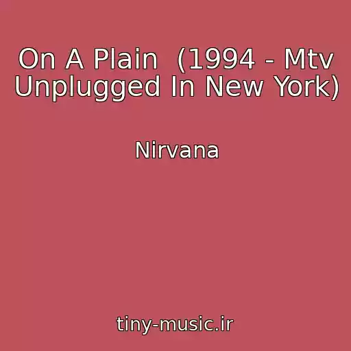 کاور آهنگ On A Plain  (1994 - Mtv Unplugged In New York) از Nirvana