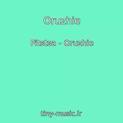 کاور آهنگ Oruzhie از Pitstsa - Oruzhie