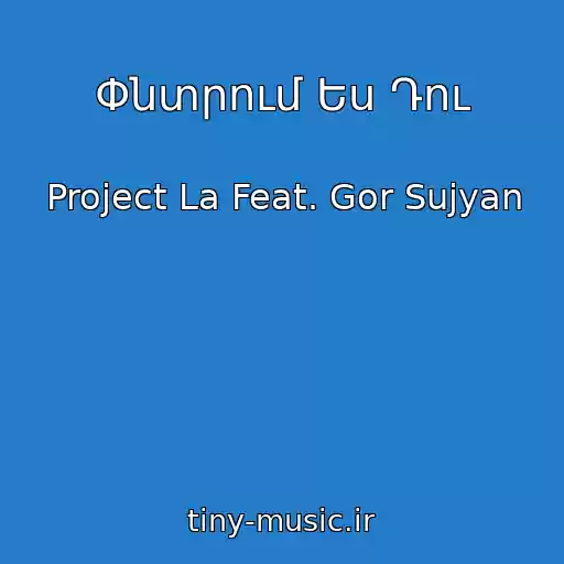 کاور آهنگ Փնտրում Ես Դու از Project La Feat. Gor Sujyan