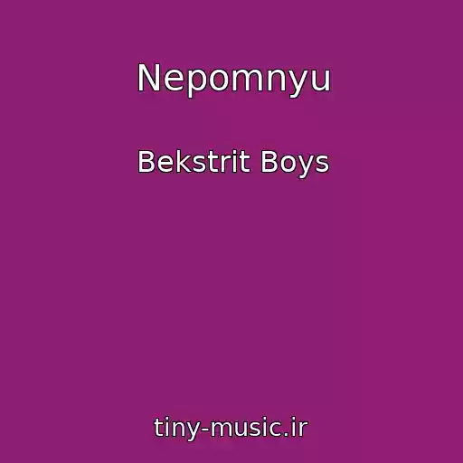 کاور آهنگ Nepomnyu از Bekstrit Boys